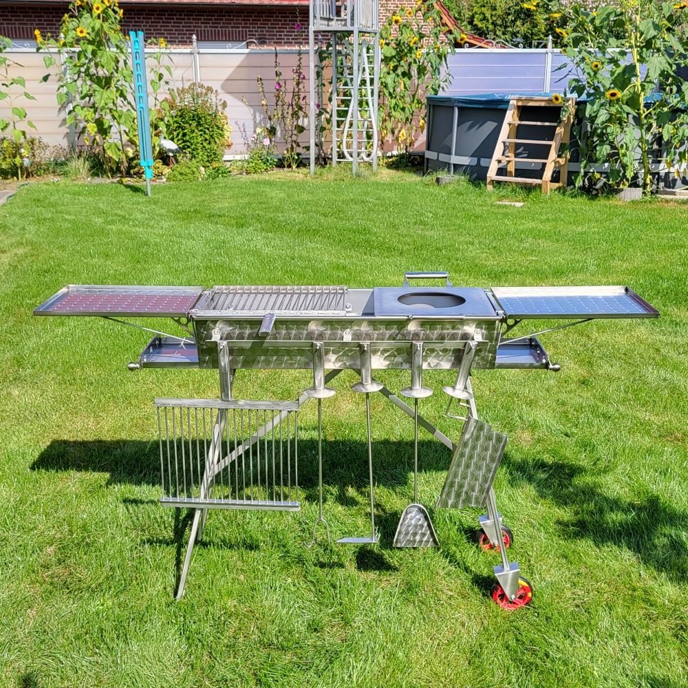 Мангал 80х30см "Элегант Премиум" — изображение 3