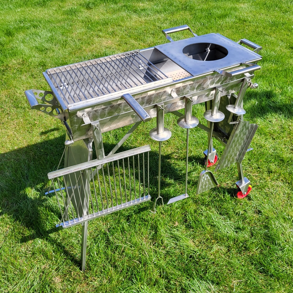 Мангал 80х30см "Элегант Премиум" — изображение 4