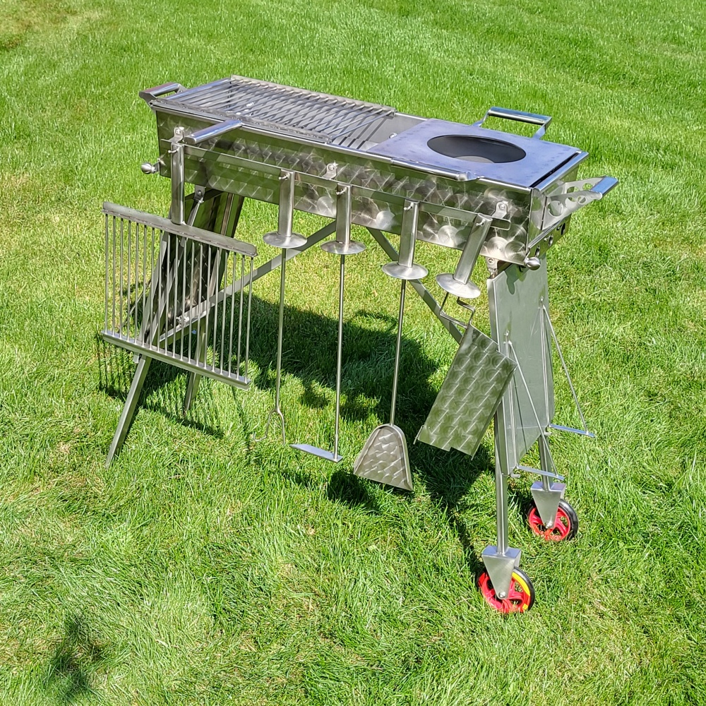 Мангал 80х30см "Элегант Премиум" — изображение 6